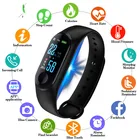 Спортивные Смарт-часы с Bluetooth для мужчин и женщин, часы с пульсометром и шагомером, PK M2