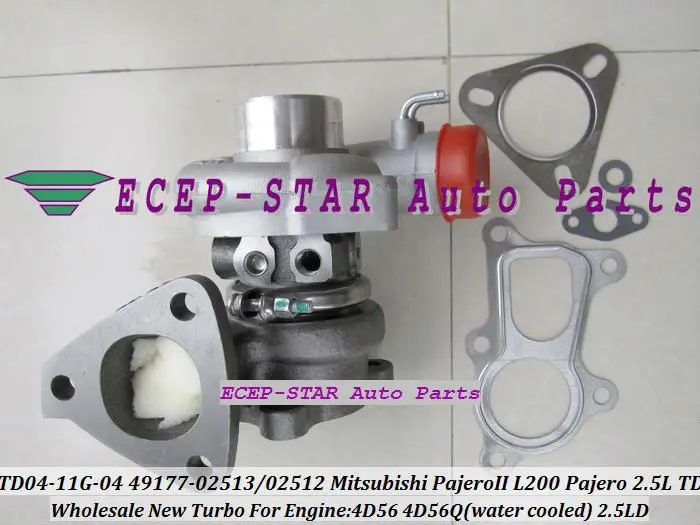 TD04 11G 49177 02513 02512 28200 42540 07612 турбо для Mitsubishi L200 MONTERO PAJERO Galloper 4D56 4D56Q 2.5L|turbocharger