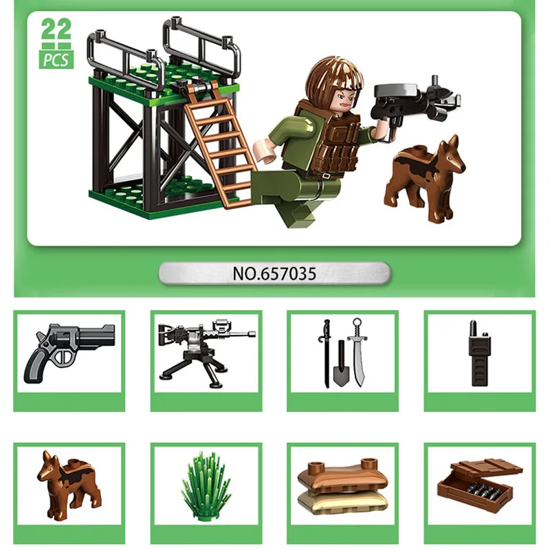 Военный блок конструктор kitooz военный для мальчиков|construction toys|toys forheavy fire |