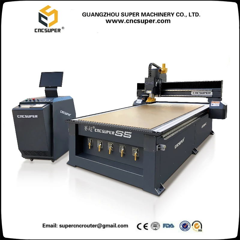 CE одобренный Выделите акриловый CNC маршрутизатор с 3D камерой S5-CCD высокой точности ПВХ лист KT лист резки и гравировки