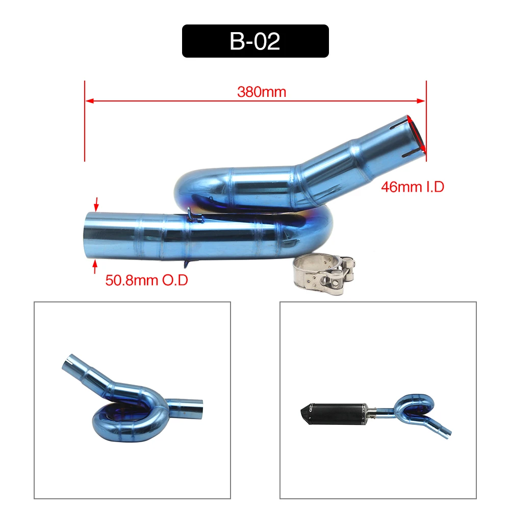 Выхлопная система полного цикла для мотоцикла ZSDTRP для Benelli 300 BJ300 BJ300GS.