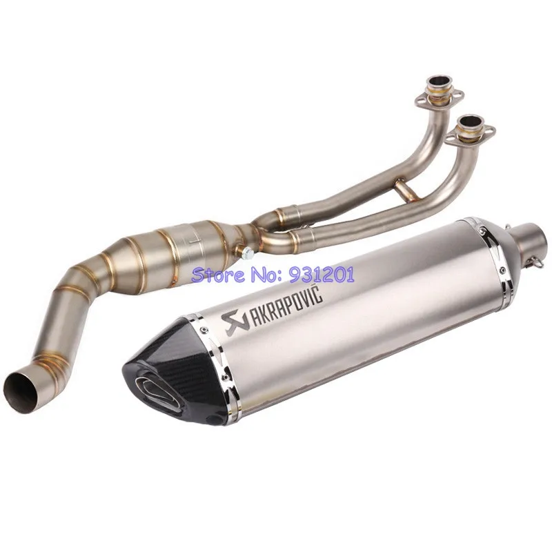 Выхлопная труба выхлопной системы мотоцикла для Yamaha TMAX 500 530 соединение с Akrapovic