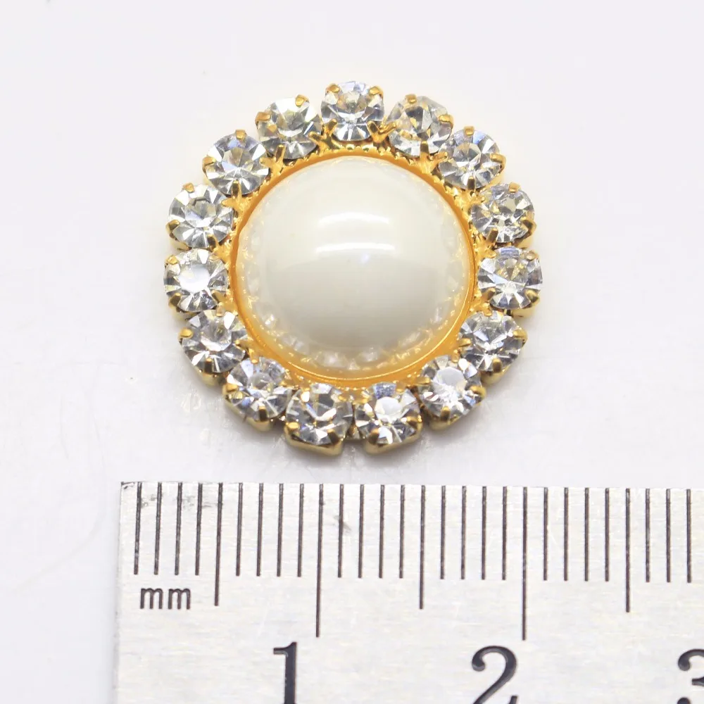 Модные металлические аксессуары для ювелирных изделий 10 шт. 19 мм блестящие белые