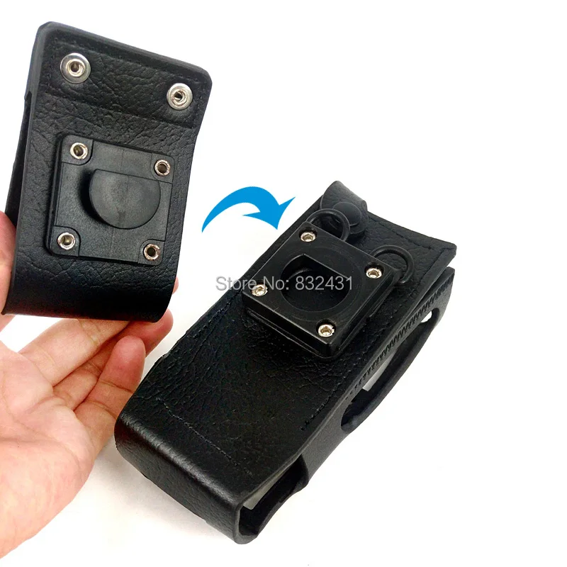 Walkie Talkie кожаный защитный чехол на плечо для Motorola MTP3150 MTP3250 MTP3500 MTP3550 двухстороннее радио