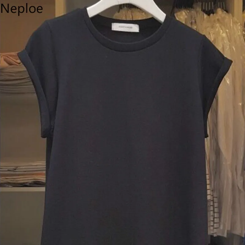 Nepole Лето Новое поступление женское платье 2019 мода O-Neck пуловер с короткими