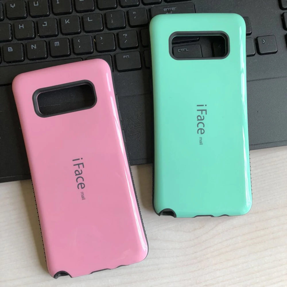 Чехол Sinbeda iFace mall для Samsung Galaxy Note 2 3 4 5 Heavy Duty противоударный бампер TPU PC задняя