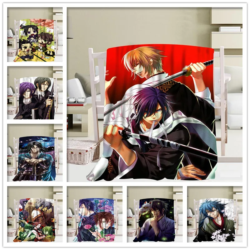 

Custom Hakuouki Shinsengumi Kitan Blanket Office Sofa Blanket Portable Soft Blanket Bed Plane Travel Adult Home Blanket