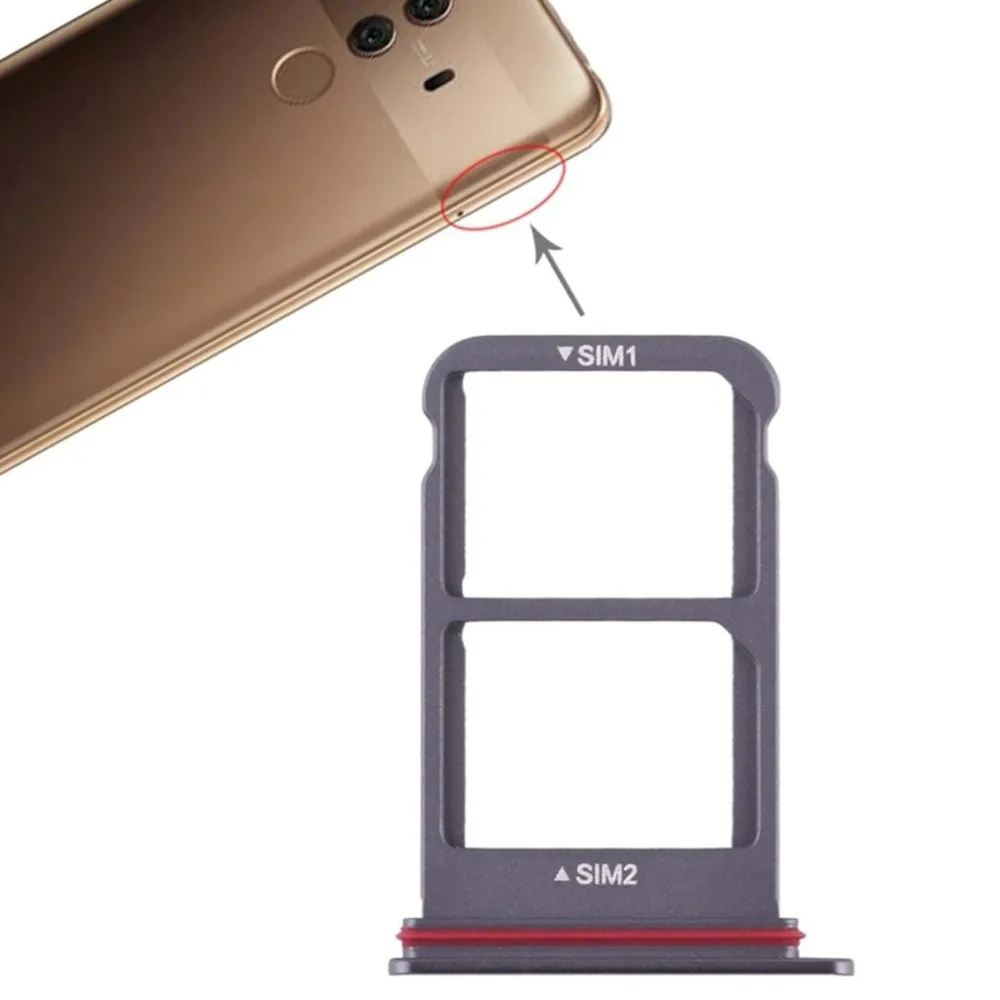 Для HUAWEI Mate 10 Pro две sim-карты лоток SIM слот Держатель Reader заменитель адаптера Часть