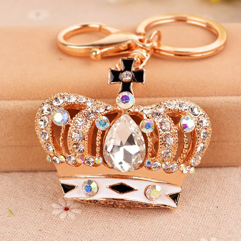 Брелок для ключей K1055 модный металлический с кристаллами|metal keychain|fashion keychainkeychain