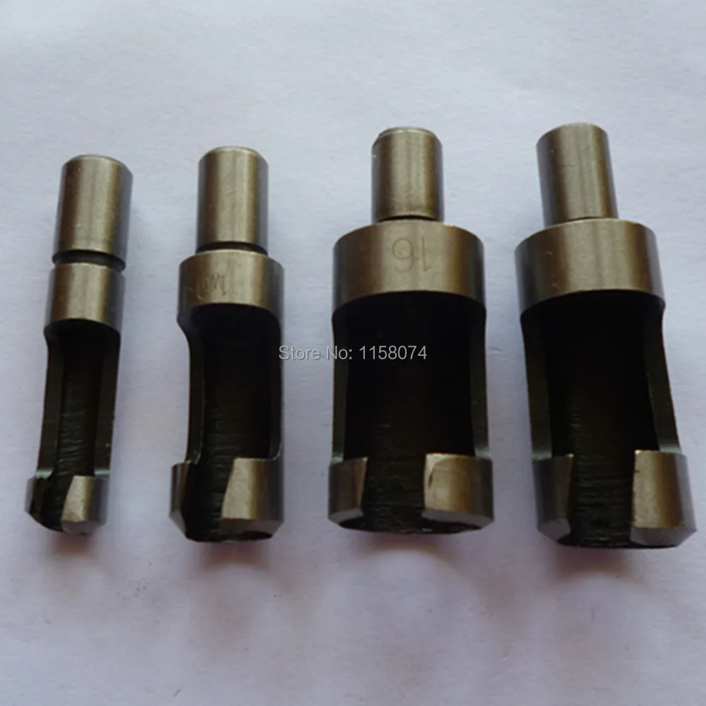 4 шт. древесины Plug резак прямо 6 мм 10 13 16 Столяр бурения Tennon сливное отверстие фрезы