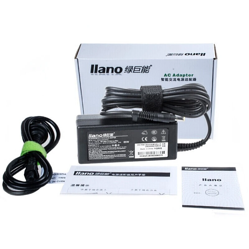 Llano для hp ноутбук зарядное устройство Compaq500 510 515 516 520 540 V3000 18 5 В 3.5A Мощность шнур 65