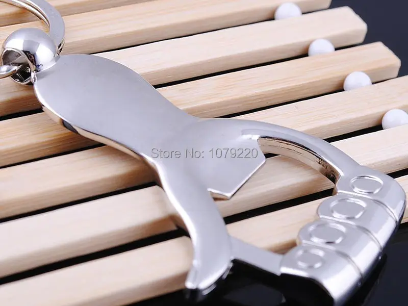 Новый креативный Забавный ручной открывалка для пивных бутылок брелок ключей