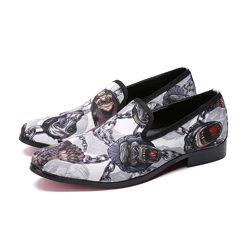 

New high-end camouflage printing men's summer fashion men's shoes luxury fashion casual shoes men's flat bottom loafers