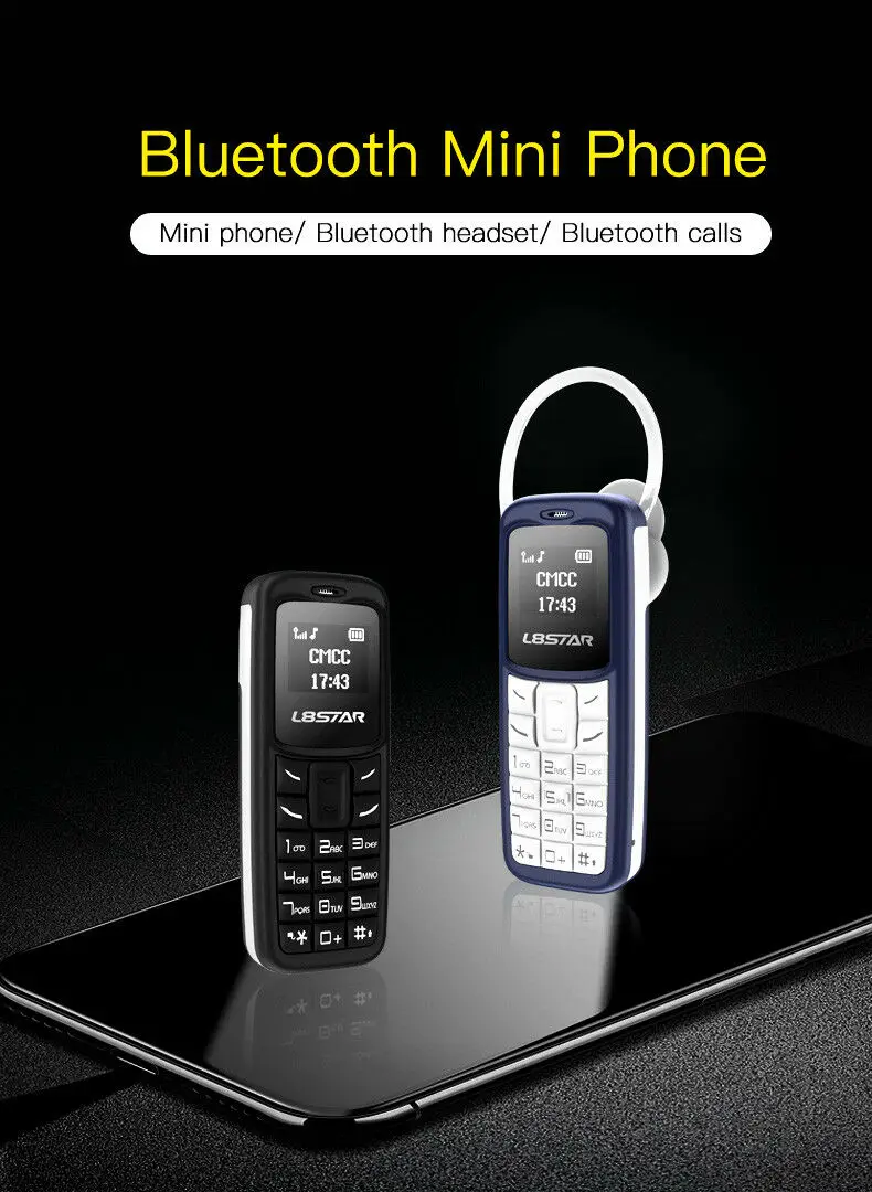 BM30 Мини Bluetooth Мобильный телефон наушники SIM TF мобильный телефон набор в ухо наушник гарнитура Mp3 плеер наушники беспроводные наушники
