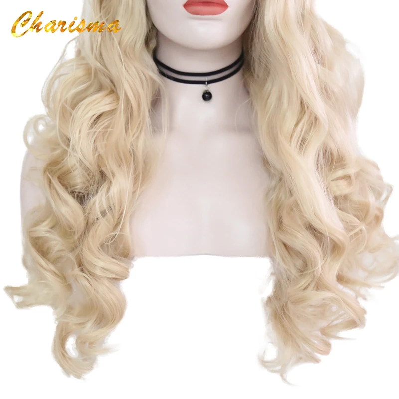 Парики из синтетического кружева Charisma передние парики объемные волнистые
