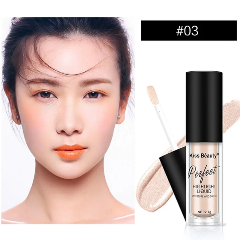 Красота хайлайтер Жидкий блеск лежа Шелкопряд тени для век контур коррекция