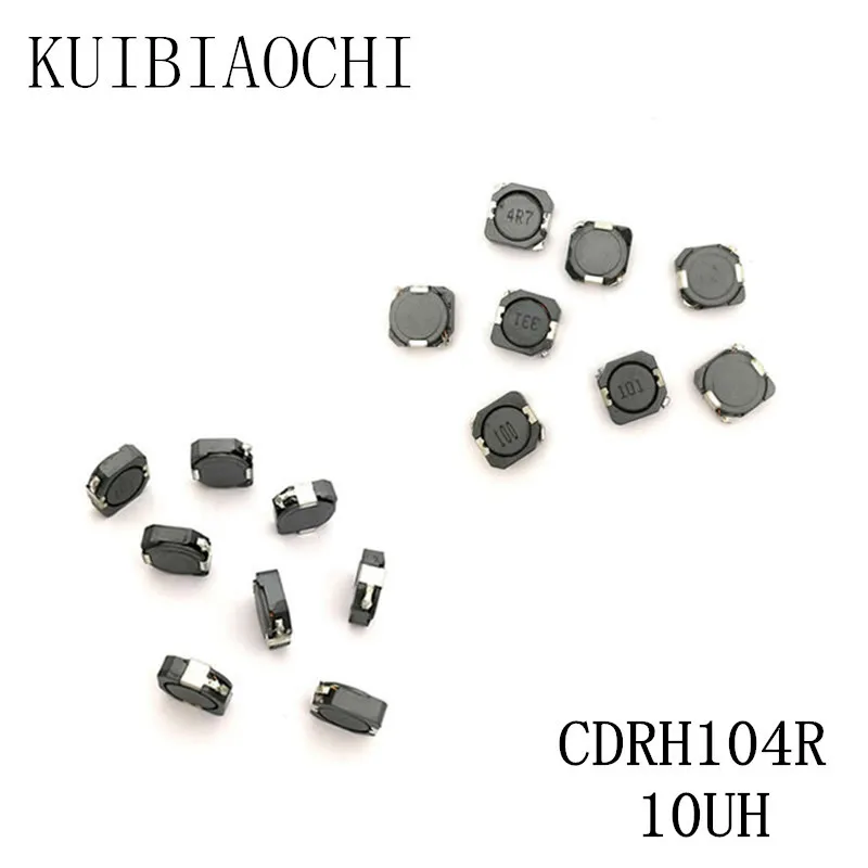 

10 шт./лот SMD силовой индуктор CDRH104R 10UH 100 10*10*4 мм экранированный индуктор обмотки