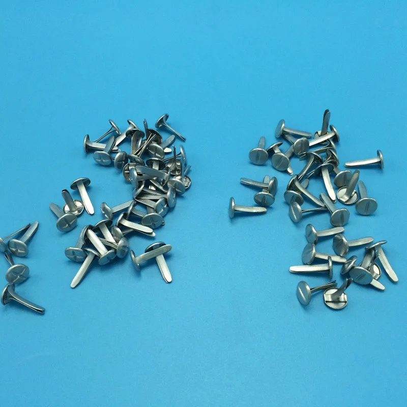 100 шт 8 мм Серебряный цвет крест Brads+-Symbol Brad Diy Фотоальбом рамка украшения-брадсы украшения Скрапбукинг - Цвет: Mix Style Randomly