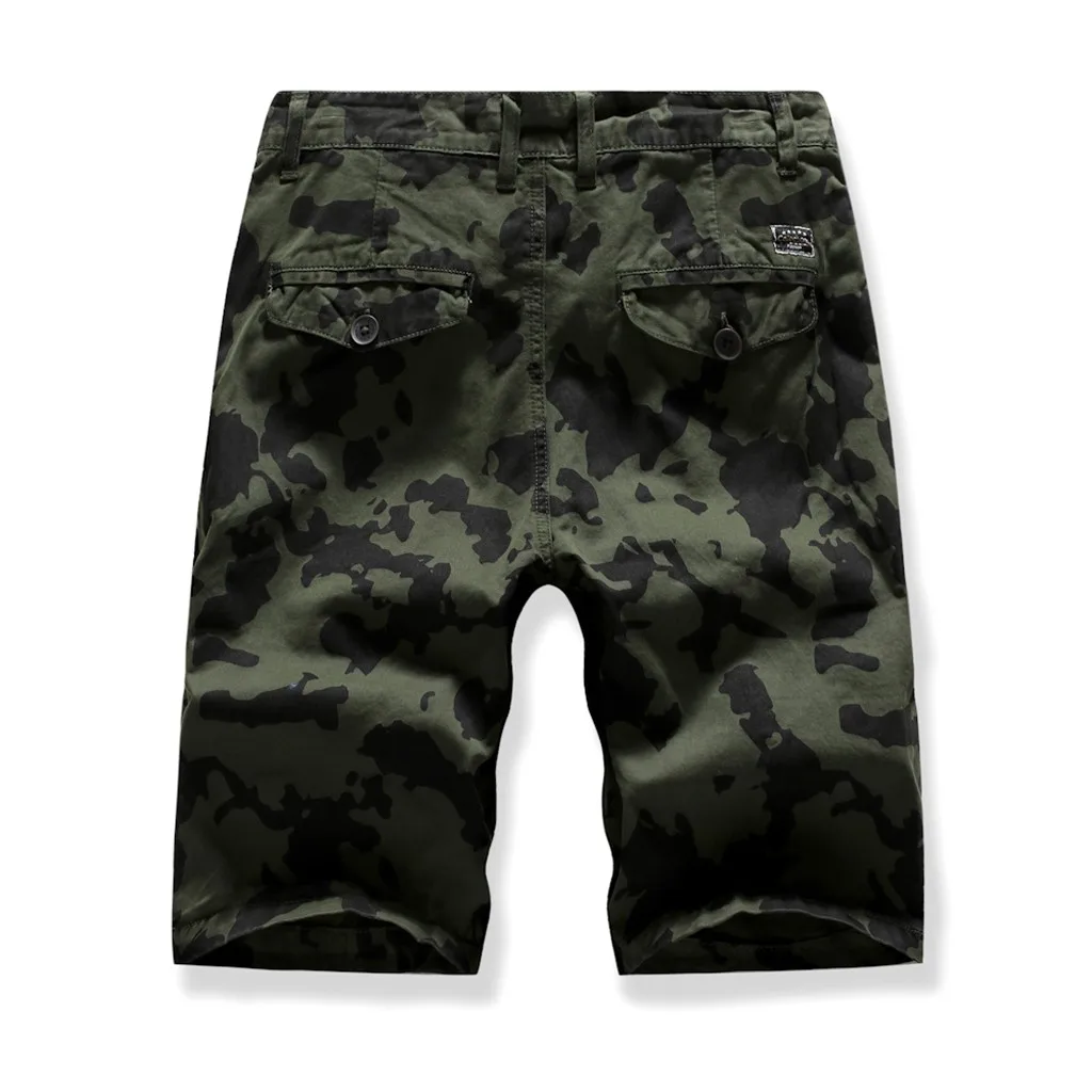 Мужские летние стильные модные шорты удобные мужские тактические камуфляжные