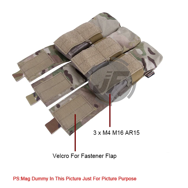 Emerson Тактический 5,56. 223 тройной подсумок Emersongear MOLLE PALS патроны держатель подсумок для M14 M16 ar15-мультикам