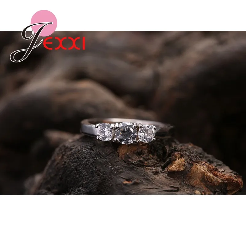 Свадебные ювелирные изделия штампованные серебряные кольца для женщин