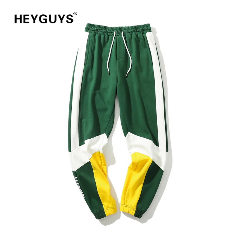 HEYGUYS Карго повседневные свободные брюки карманы хлопчатобумажные Твердые хип