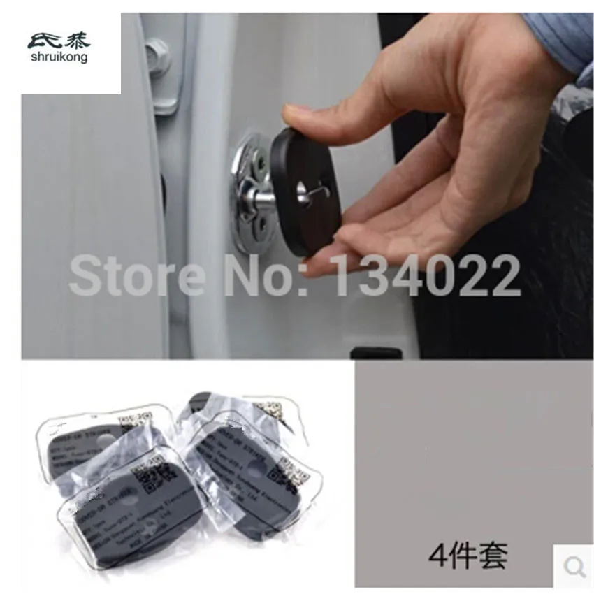 

4 шт./лот декоративный замок для автомобильных дверей, защитный чехол для 2008-2019 Renault Koleos I HY MK1 HC MK2