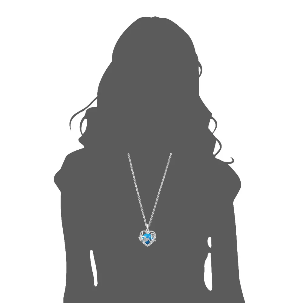 Цепочка с подвеской в виде сердца бола для беременных|chime ball|harmony bolacage pendant |