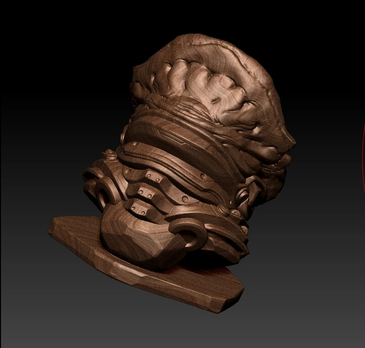

3D model for cnc 3D carved figure sculpture machine in STL file format Head