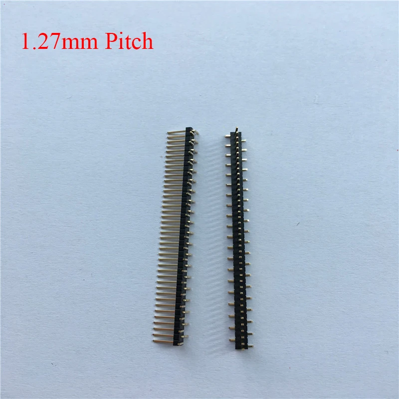 1*40 1x40 1*50 1x50 Pin 40P 50 P 1 27 мм Шаг 4 3 высота Однорядный штыревой разъем SMD SMT|Соединители|