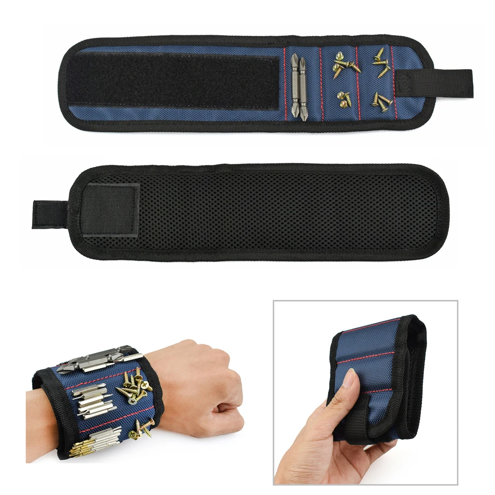 Магнитный браслет из полиэстера портативный держатель для запястья электрика