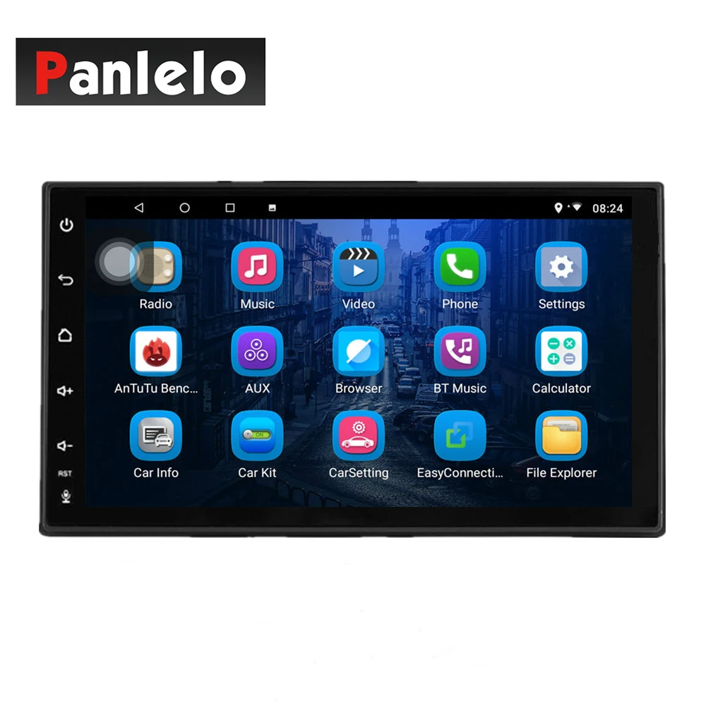 Автомагнитола S4 Max Panlelo 1 Din 8 ядер 4 Гб ОЗУ 32 ПЗУ Android GPS навигация Bluetooth зеркальная