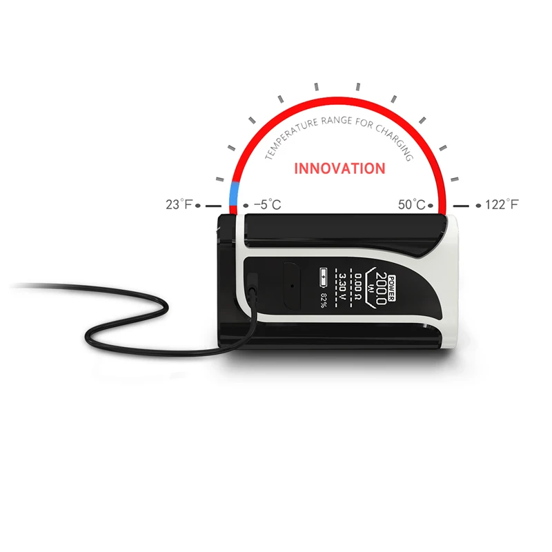 Оригинальный Eleaf iKuun i200 с баком MELO 4 D22 2 мл 4600 батарея 200 Вт бокс-мод sigaretta elettronica |