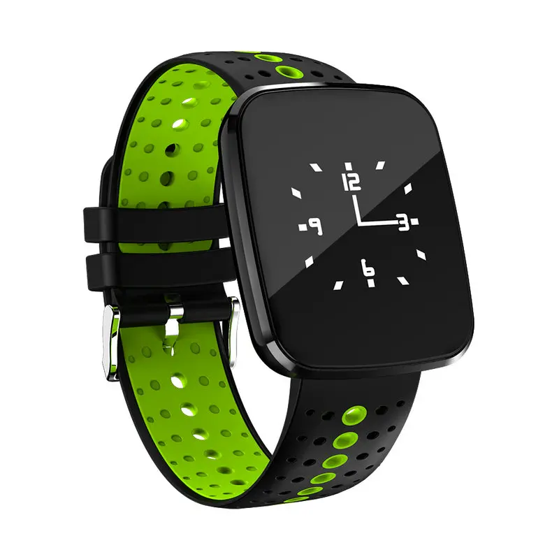 Moonlinks V6 яркие цвета водонепроницаемый SmartWatch IP67 измерять кровяное давление часы
