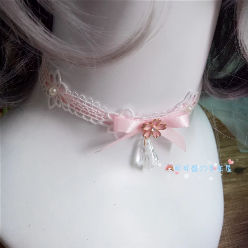 3PCS Cherry necklace Красивая Шпилька с хвостиком делает край, Япония и Южная чесапике-милая девушка Харадзюку - Цвет: 3PCS Cherry necklace