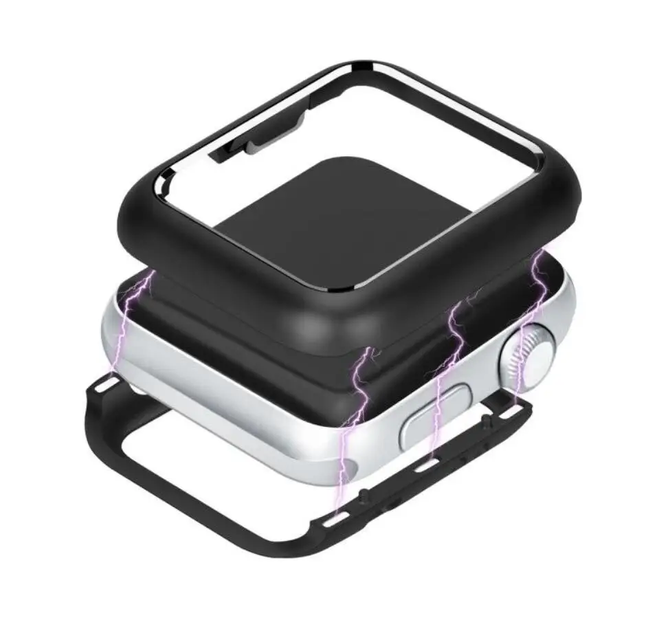 Чехол из алюминиевого сплава для Apple Watch band cover Series 4 38 мм 42 40 44 чехол со встроенным