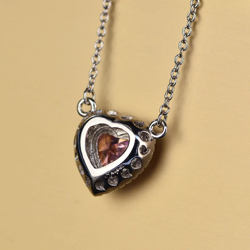 Япония Сейлор Мун логотип ожерелье с подвеской в виде сердечка форме 925