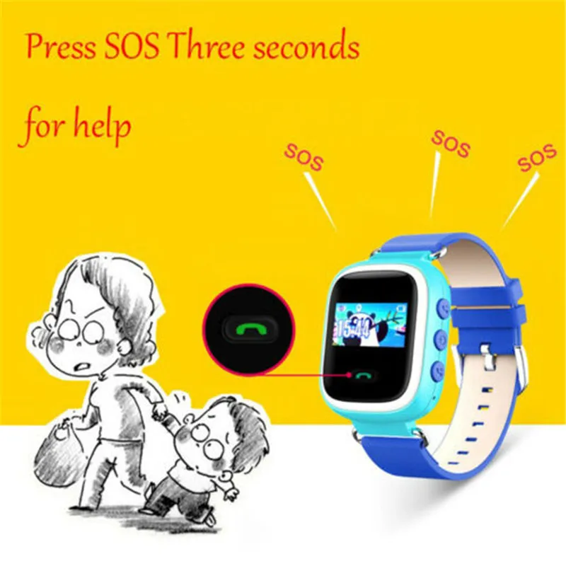 Модные Детские умные часы Q90 с GPS SOS SIM картой Wi Fi 2G часы|Смарт-часы| |
