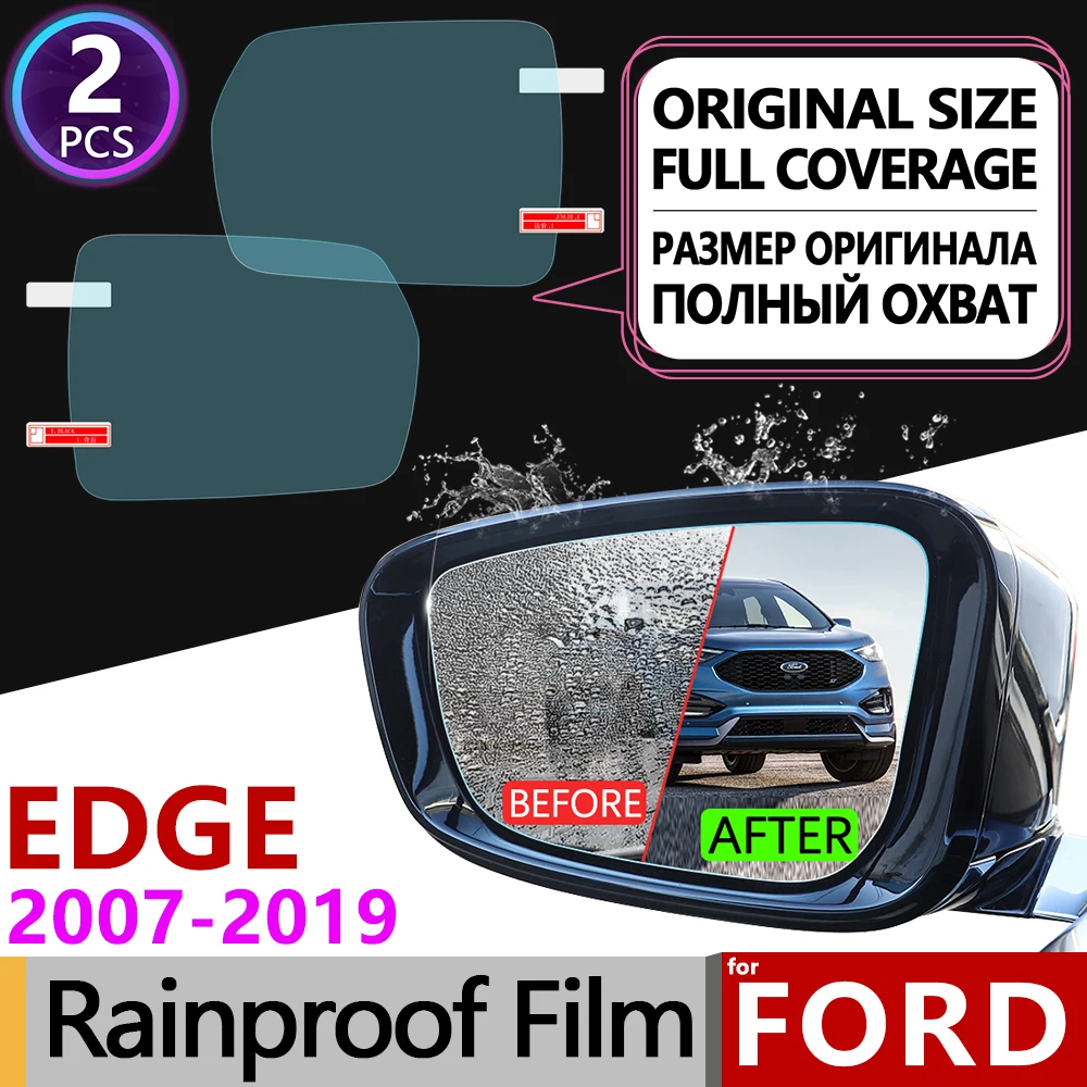 Для Ford EDGE 2007 ~ 2019 полное покрытие противотуманная пленка аксессуары для зеркала