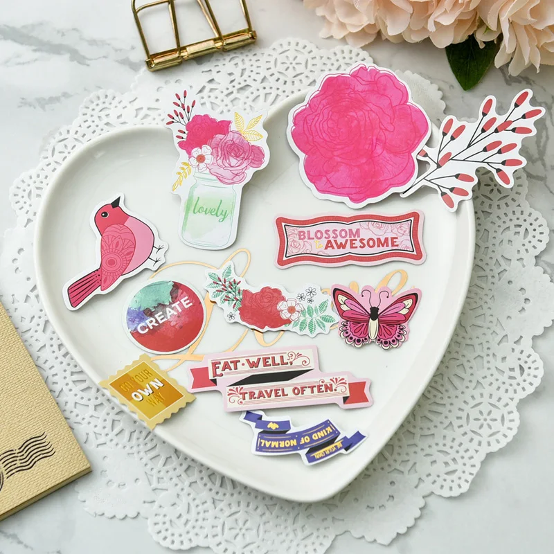 KSCRAFT Tell Your Story Paper Cardstock Die Cut Stickers for DIY Scrapbooking/photo album Decoration Card Making Crafts | Дом и сад