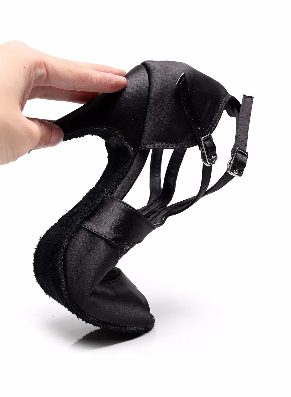 Женские туфли для бальных танцев HXYOO черные латиноамериканских высокое качество