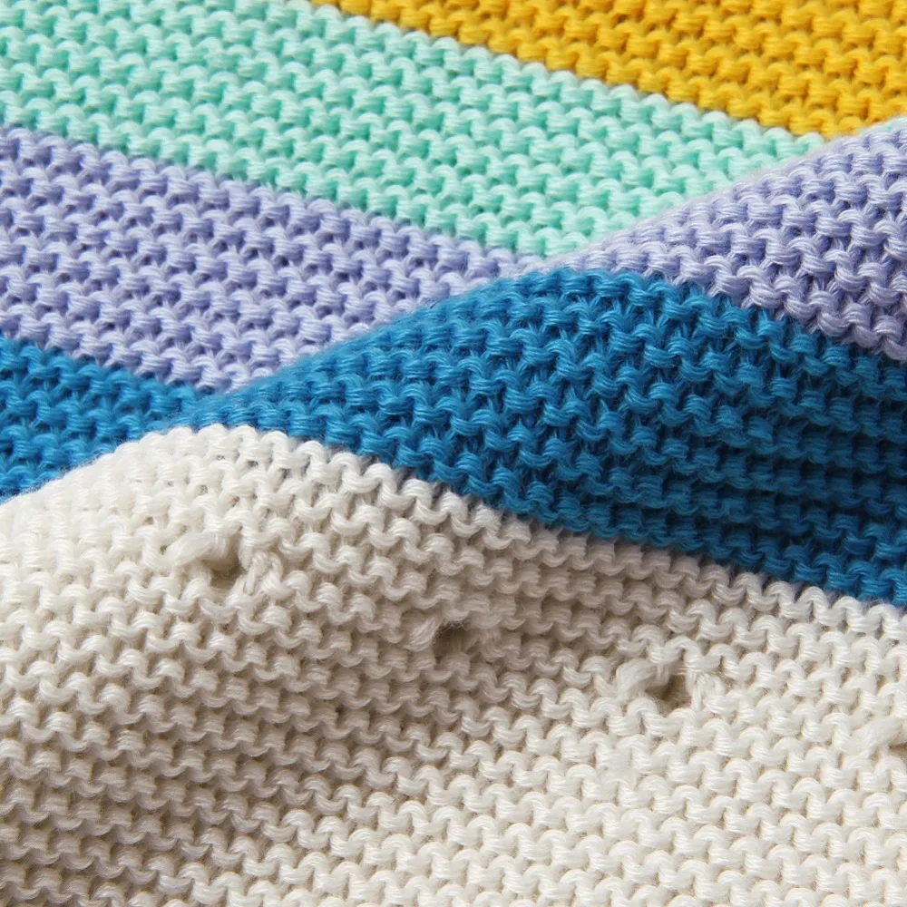 Детский трикотажный комбинезон rainbowноворожденный Вязаный Крючком Комбинезон из