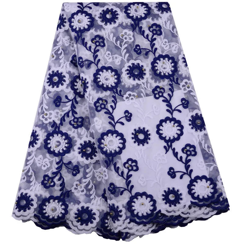 2019 Высококачественная африканская Тюлевая кружевная ткань детская розовая