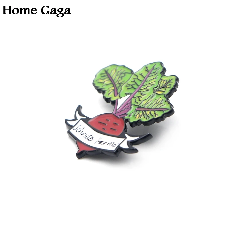 Homegaga Офис Дуайт Шрут ферма цинк эмаль булавки медаль para рюкзак рубашка одежда сумка броши значки для мужчин и женщин D1809