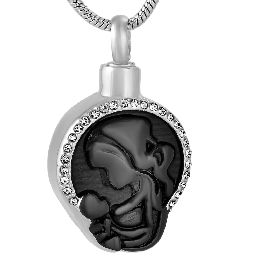 IJD9773 украшения из нержавеющей стали для кремации с надписью Mother & Baby Forever Love