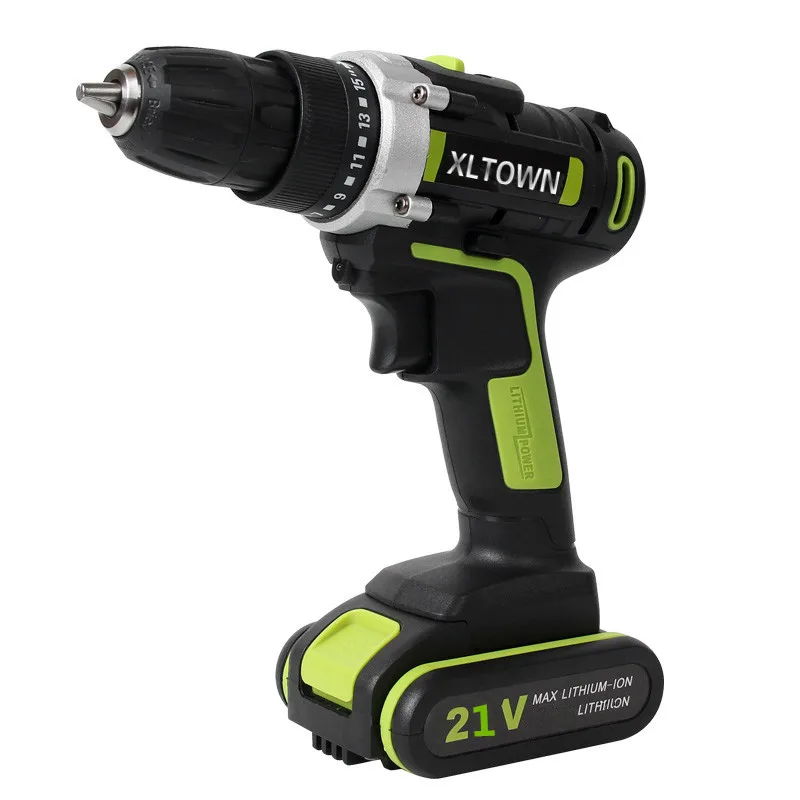 XLTOWNnew 21V 2000mA Electric Drill Large Capacity Lithium Battery Screwdriver Household Multifunction | Инструменты