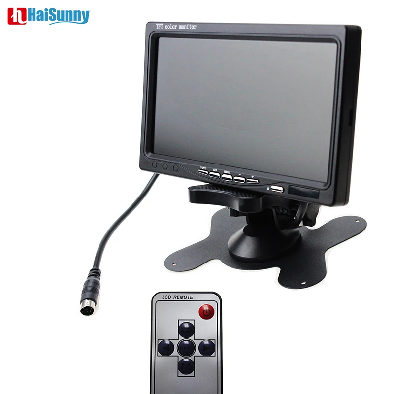 Монитор HaiSunny HD 7 &quotLCD TFT монитор для парковки автомобиля видео камера мониторы с 2