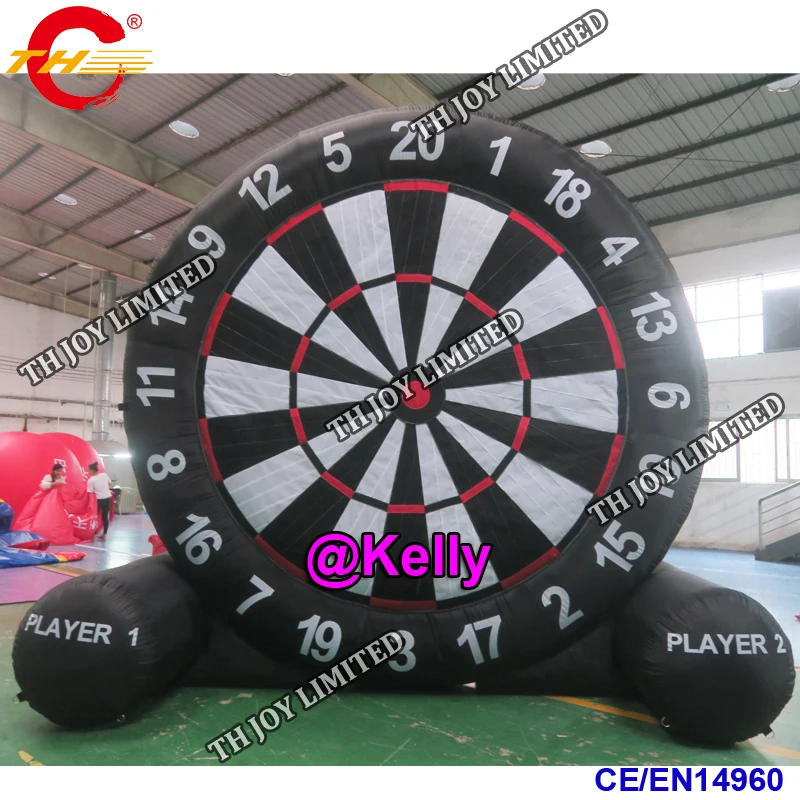 Дешевый надувной футбольный футбольная доска дротика для карнавала популярная