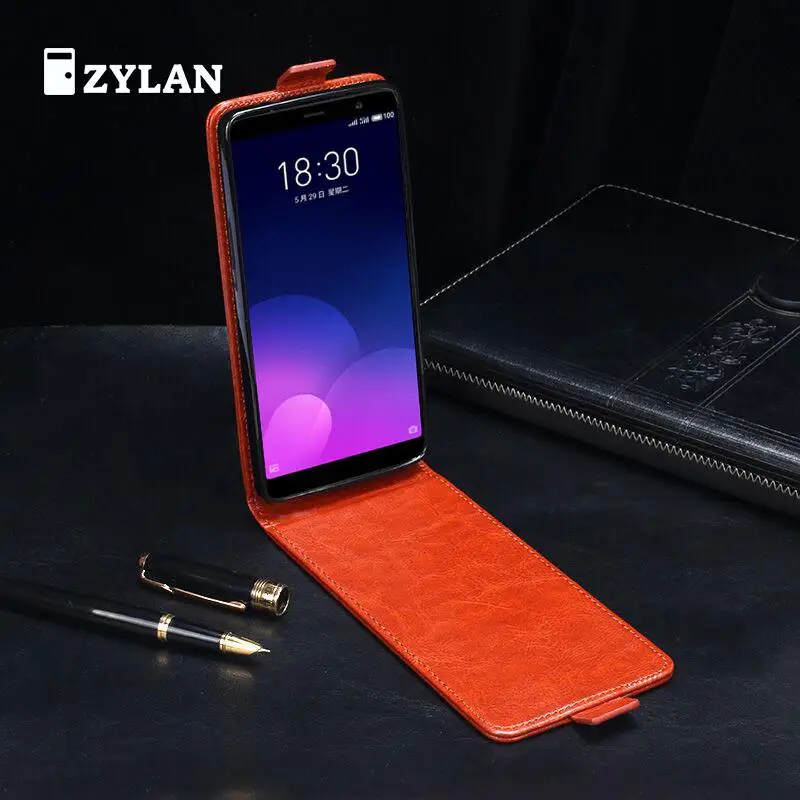 Винтажный чехол для Meizu M6T Meilan 6 T кожаный Классический чехол-книжка стильные