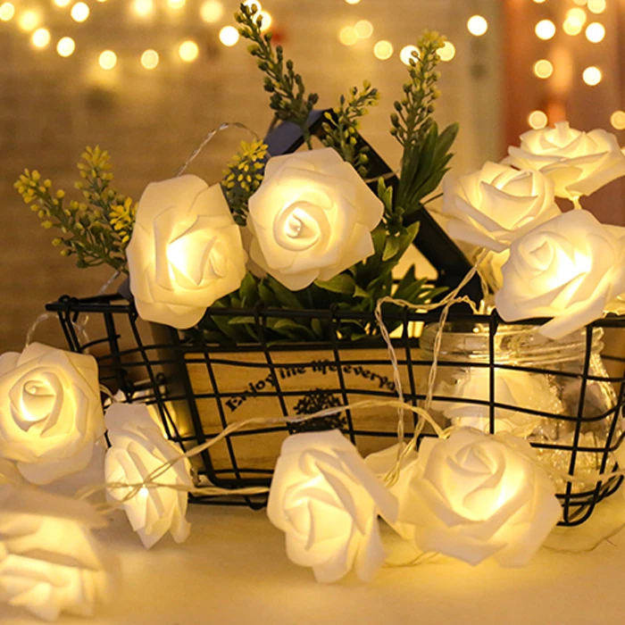 1 5 м 3M20LED Роза Рождественские огни праздничные гирлянды на день рождения День